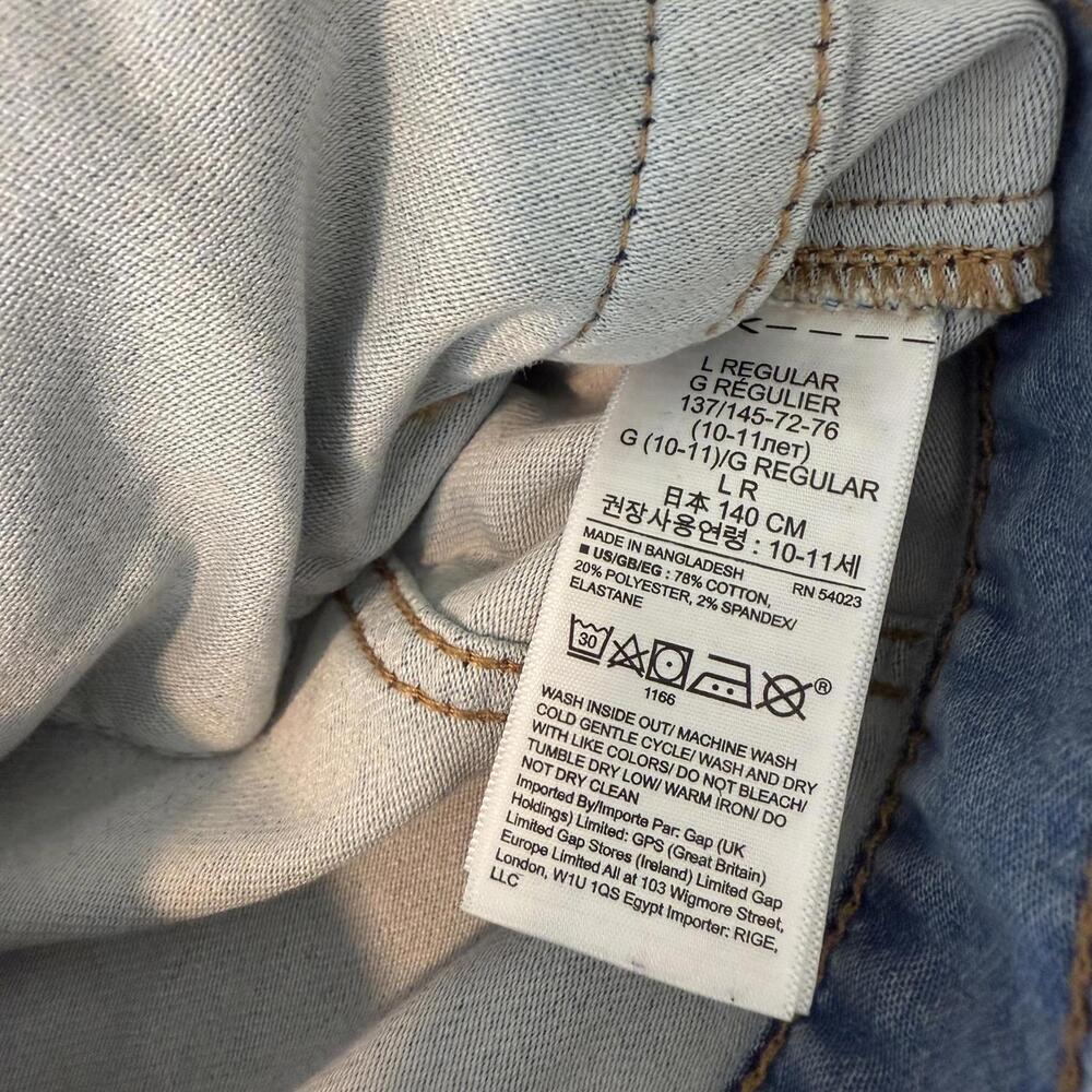 GAP Denim Girl's Size Large Light Blue Denim Jacket - Picture 5 of 5